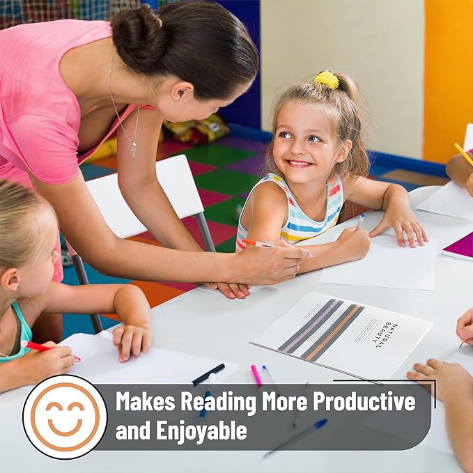 Mr. Pen- Guided Reading Strips, 18 Pack, Highlighter Strips, Bookmarks for Kids, Highlight Strips for Books, Reading Trackers for Kids, Highlighter Strips for Reading, Book Highlighter Strips