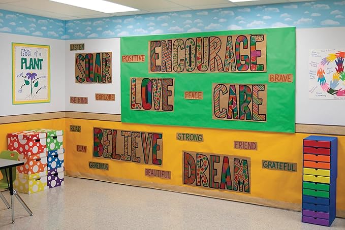 Fadeless Bulletin Board Paper, Fade-Resistant Paper for Classroom Decor, 24” x 60’, Apple Green, 1 Roll