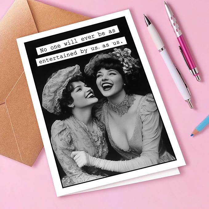 Funny Birthday Card for Sister, Birthday Card for Sister In Law, Happy Birthday Sister Card Funny, Sister To Sister Birthday Card for Sister, for Women, Ladies, Sisters, Best Friends