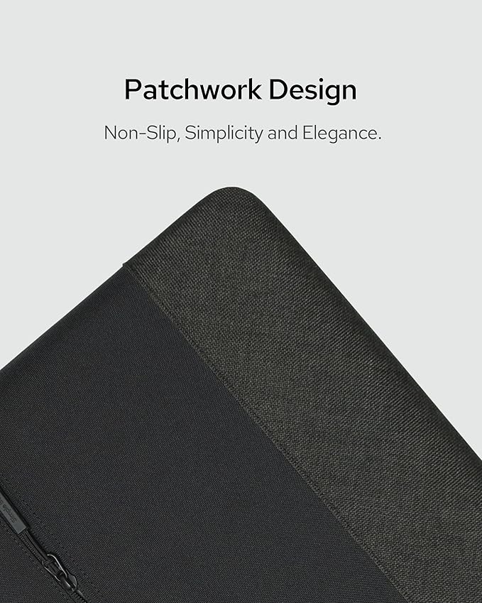 Slim Laptop Sleeve/Case for 2023/2024 M1/M2/M3 MacBook Pro/Air (Black Beauty, for 13.6-inch MacBook Air (M2/M3))