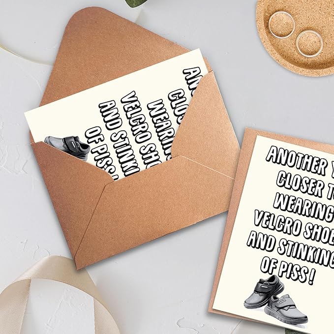 Funny Birthday Cards for Men - Unique, for Older Men, Dads, Husbands, Friends, Brothers