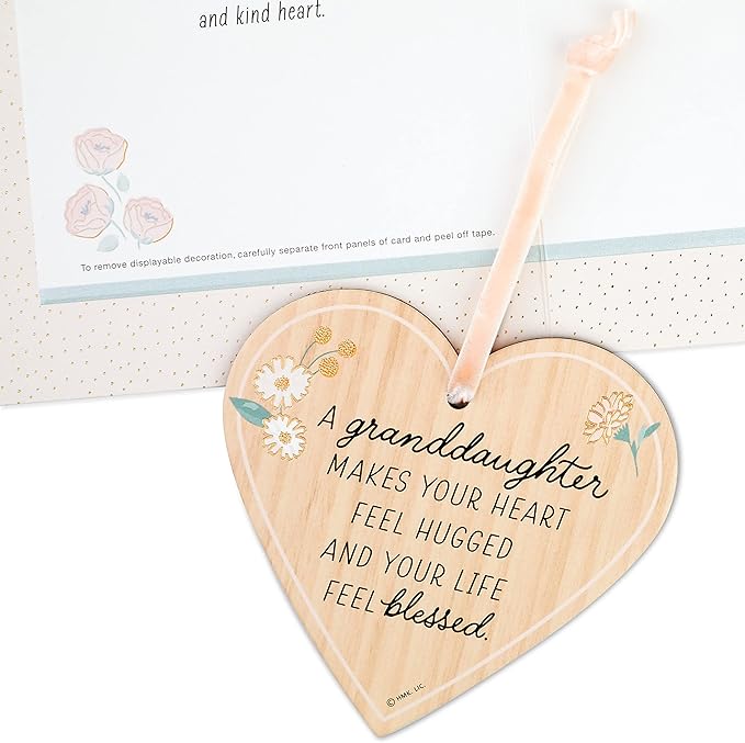 Hallmark Birthday Card for Granddaughter (Removable Heart Ornament)