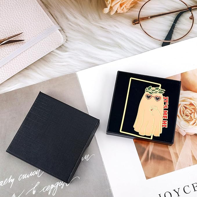 Funny Bookmarks for Women Men Music Lover Gifts Metal Book Marker Bulk Personalized Bookmark Gold Cute Cool Bookmarks Easter Gifts for Book Lovers Taylor Merch Coworker Reader Adults