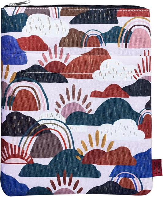 Book Sleeve for Book Lovers, Bookish Book Protector, Book Covers for Paperbacks, Washable Fabric, Book Sleeves with Zipper, Medium 11 Inch X 8.7 Inch