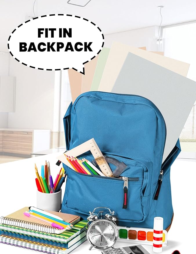 SUNEE Folders with Pockets (25 Pack, Vintage Colors), 2 Pocket Folders Fit Letter Size Paper, Paper File Folder for School Office Home Business