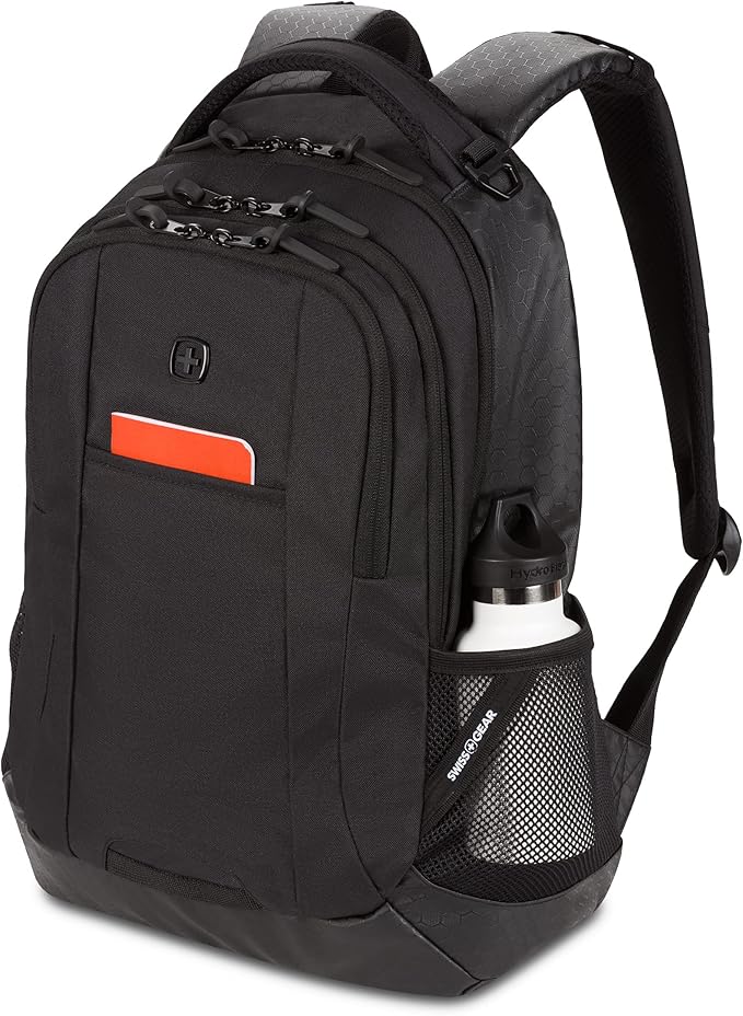 SwissGear Cecil 5505 Laptop Backpack, Black Hex, 18-Inch