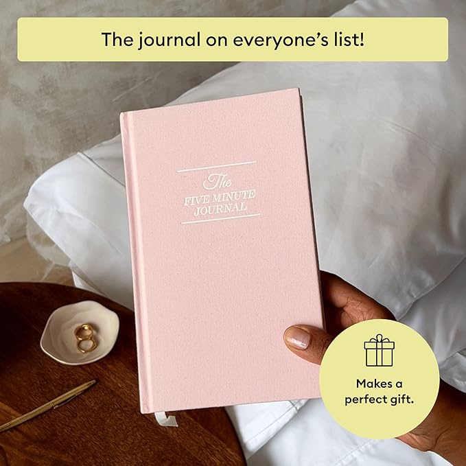 Intelligent Change: The Five Minute Journal - Daily Gratitude Journal for Happiness, Mindfulness, and Reflection - Undated Life Planner