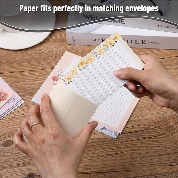 Mr. Pen- Stationery Writing Paper with Envelopes, 60 Letter Writing Paper with 30 Envelopes, Cute Stationary Set for Writing Letters, Stationary Paper, Writing Paper Stationary, Letter Set