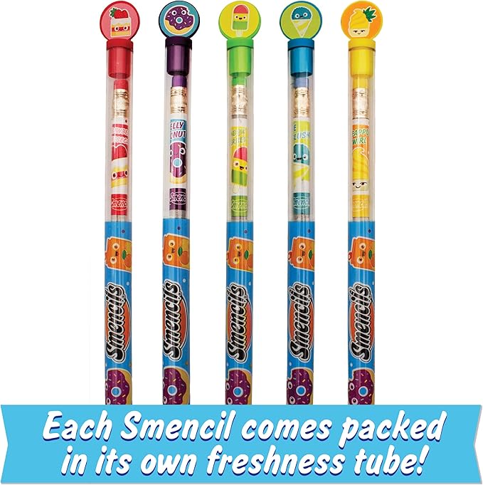 Scentco Graphite Smencils 5-Pack of HB #2 Scented Pencils