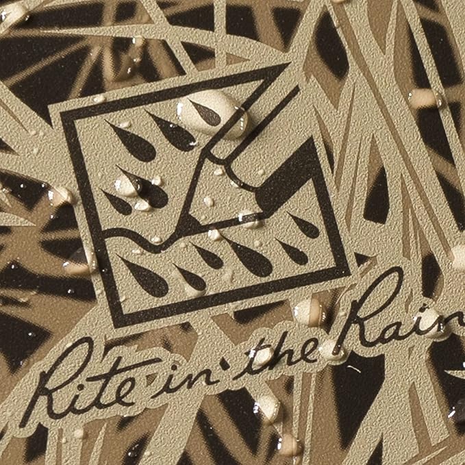 Rite in the Rain Weatherproof Top Spiral Notebook, 3” x 5”, Classic Heritage Grass Camo Cover, Universal Pattern, 3 Pack (No. RG935T-3)