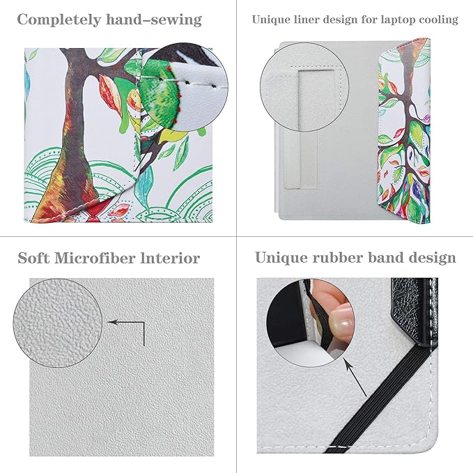 Alapmk Protective Case Cover for 13.3" HP EliteBook x360 1030 G3/HP EliteBook x360 1030 G4/HP ProBook 430 G8/HP ProBook 635 Aero G7 Laptop[Warning:Not fit HP EliteBook x360 1030 G2 G7],Love Tree