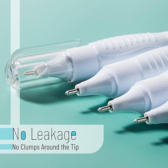 Mr. Pen- Correction Pen, Correction Fluid, Pack of 12, Correction liquid White, White Correction Fluid, White Fluid, White Correction Tape Pen Fluid