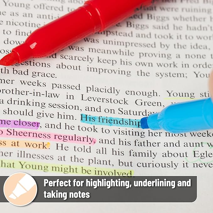 Mr. Pen- Highlighters, Assorted Colors, Pack of 28, Fluorescent Highlighters