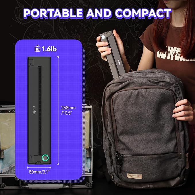 P90 Wireless Tattoo Stencil Printer - Professional & Beginner Friendly, Bluetooth & USB Connectivity, Free Stencil Paper Included