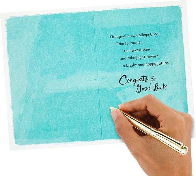 Hallmark College Graduation Card (Hot Air Balloon)