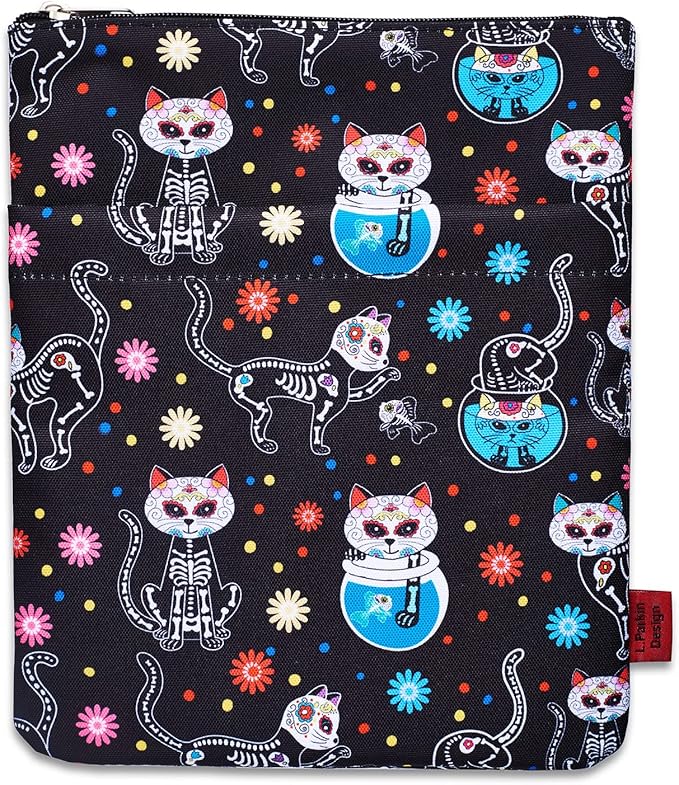 Book Sleeve for Book Lovers, Bookish Book Protector, Book Covers for Paperbacks, Washable Fabric, Book Sleeves with Zipper, Medium 11 Inch X 8.7 Inch