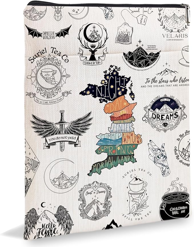 Velaris The City of Starlight Book Sleeve for Book Lover -to The Stars Who Listen, Book Inspired Gift, Book Sleeve for Lovers Gift