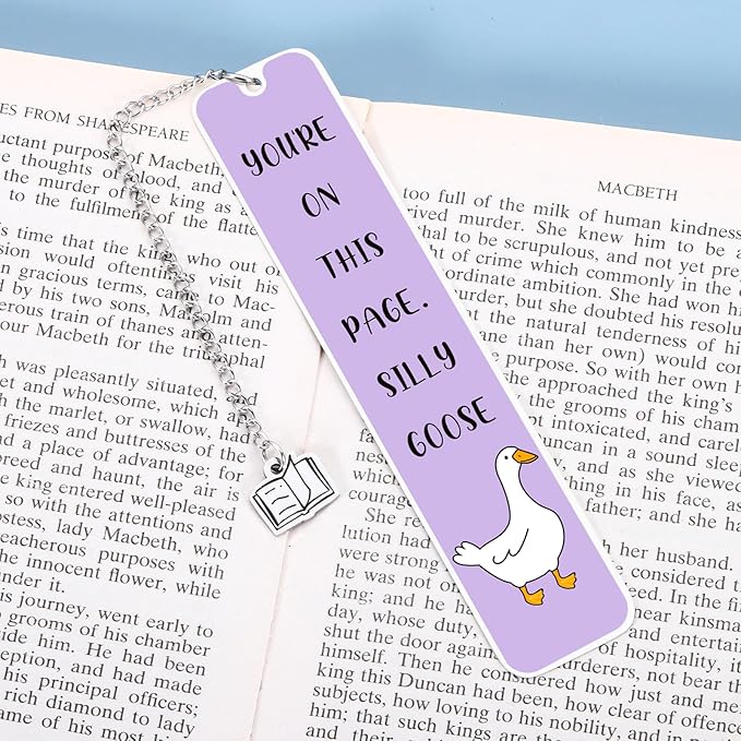 Cute Bookmarks for Book Lovers Bookish Funny Gifts for Women Metal Bookmark for Bookworm Bookmate Book Reading Accessories for Book Club Back to School Retirement Birthday Christmas Gifts