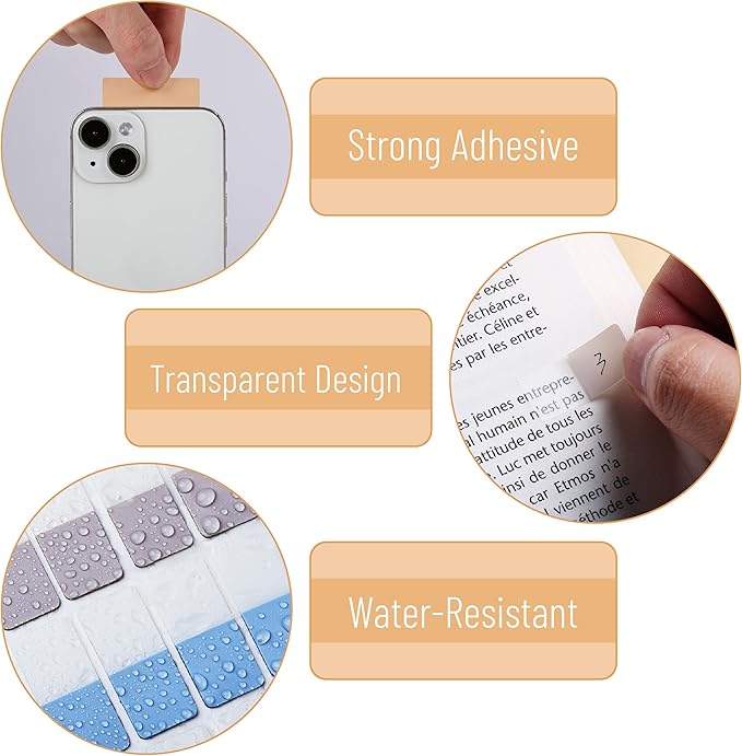 Mr. Pen- Sticky Index Tabs, 240 Pcs, Colorful Sticky Tabs for Notebooks, Page Markers, Page Tabs for Binders, Page Tabs Sticky Tabs for Books, Notebook Tabs, Book Sticky Tabs for Notebooks