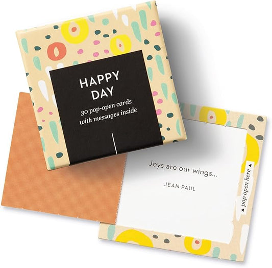 Compendium ThoughtFulls Pop-Open Cards — Happy Day — 30 Pop-Open Cards, Each with a Different Inspiring Message Inside