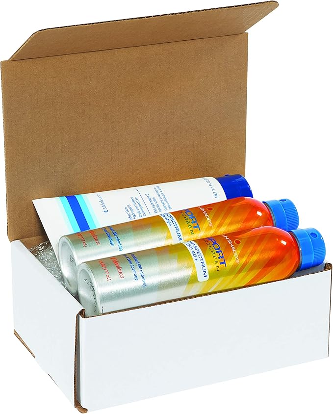 Partners Brand PM542 5"L x 4"W x 2"H, White (Pack of 50)