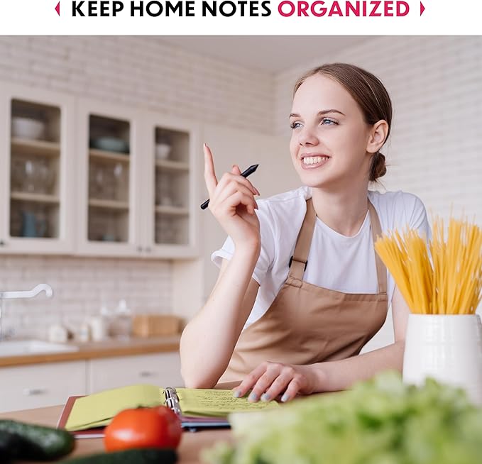 Colored Loose Leaf Paper, Wide Ruled, 400 Sheets (100/Pack) Filler Paper for Writing Notes - School, College, Office - 3 Hole-Punch Lined Sheets for Ring Binders, Pocket Folders - 8 x 10.5