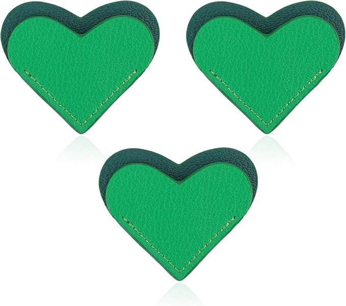 3/6 Pieces Leather Bookmarks Handmade Page Marker for Men Women Faux Leather Page Clips Corner Book Markers for Reader Gift for Writers Bookworm Book Lovers (09-Pack6)