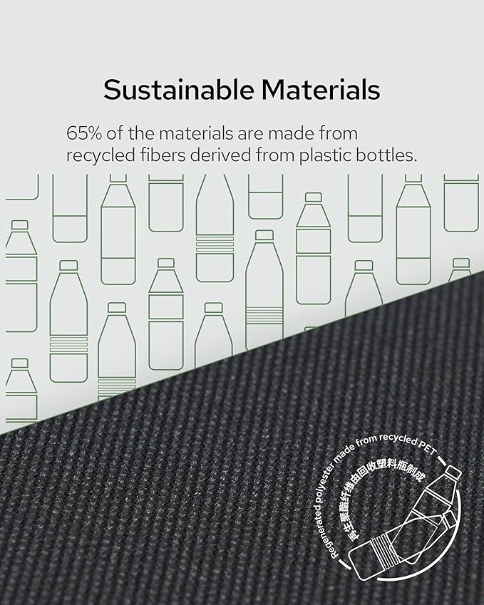 Slim Laptop Sleeve with a Back Zipper Pocket Designed for M1/M2/M3 MacBook Pro/Air (Black Beauty, for 15.3-inch MacBook Air (M2/M3))