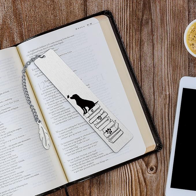 Dog Book Markers for Women Inspirational,Funny Bookmarks for Students Teachers School Home Office Supplies,Book Lover Dog Lover Friends Girl Sister Mom Female Christmas Birthday Gifts JCH8