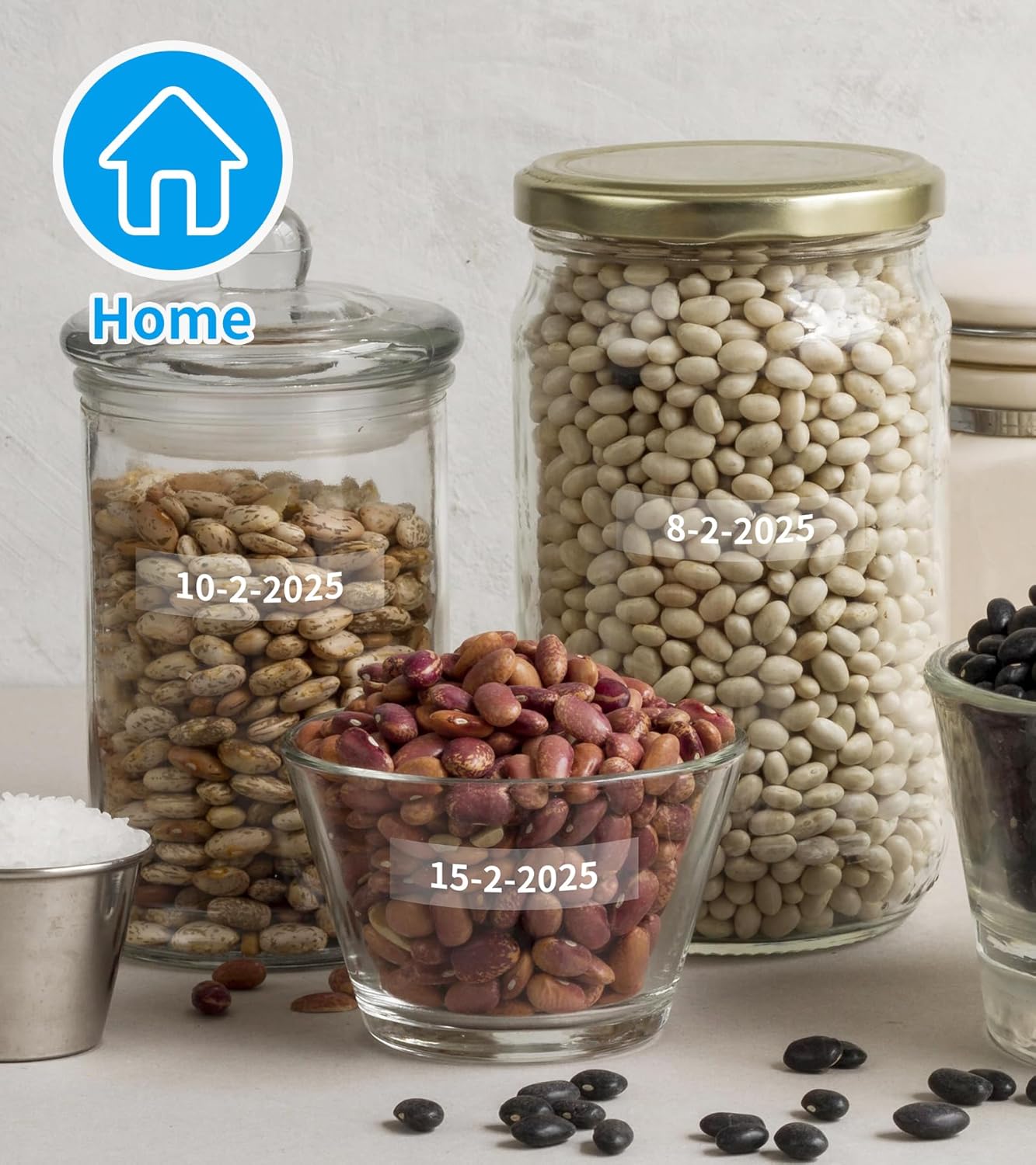 TZe-145 18mm TZe TZ Tape White on Clear Label Tape Replacement for Brother P Touch Labe Maker Refills Clear Laminated Work with PTD400AD PTD400 PTD600 PT1880 PT2730 Label Maker - 3-Pack