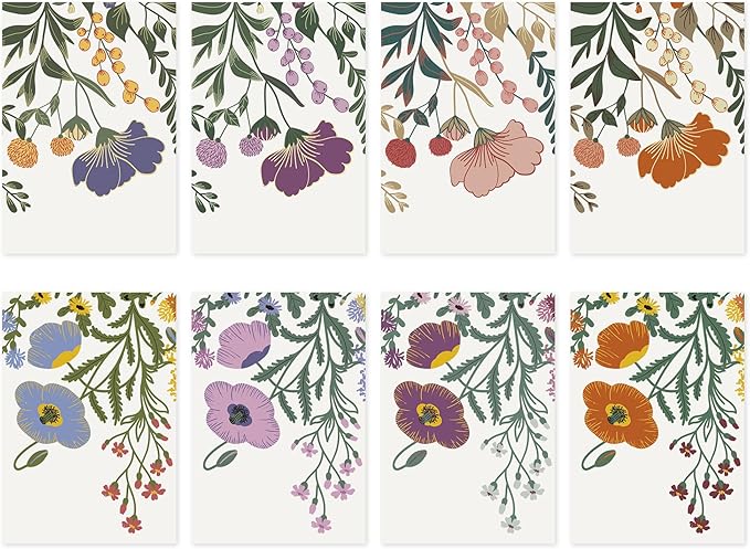 Cabbrix Magnetic Calendar for Fridge, 2025-2026 Refrigerator Calendar Runs From January 2025 to June 2026, Fridge Calendar 13 x 11-1/2 Inches for Planning and Organizing Your Life, Floral