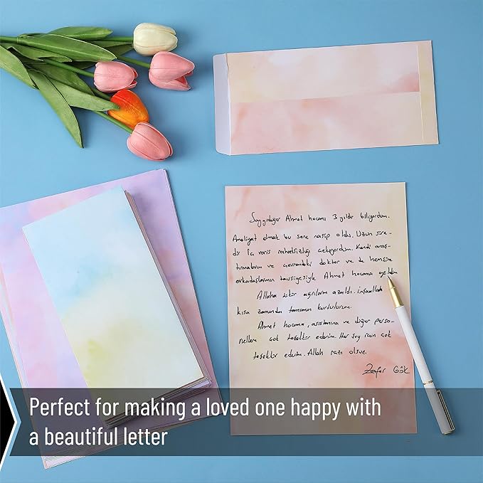 Mr. Pen- Stationery Writing Paper with Envelopes, 30 Letter Writing Paper with 18 Envelopes, Cute Stationary Set for Writing Letters, Stationary Paper, Writing Paper Stationary, Letter Set