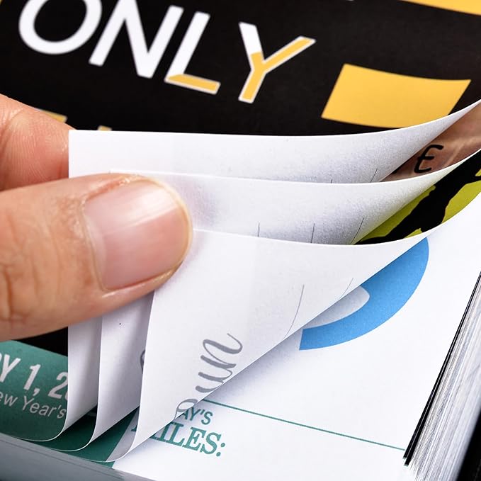 Pinchoco 2025 Desk Calendar - Daily Calendar for desk 2025, Running Gear, 5.85'' x 4.85'', 2025 Runner's Daily Desk Calendar, Daily Running Quotes and Inspiration for Runners - Black