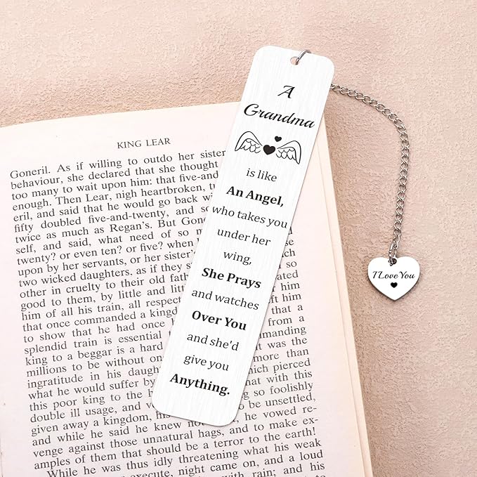 Christmas Gifts for Grandma, Great Grandma Gifts, Bookmark Gifts for Grandma, Grandma Christmas Gifts, Grandma Gifts from Grandkids, Valentine's Day Mother's Day Gifts for Grandma, Regalos Para Abuela