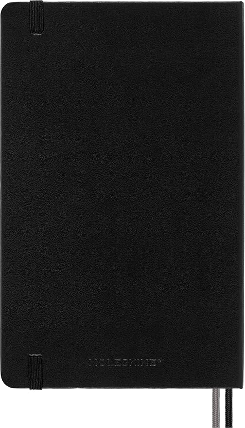 Moleskine Classic Expanded Notebook, Hard Cover, Large (5" x 8.25") Ruled/Lined, Black, 400 Pages