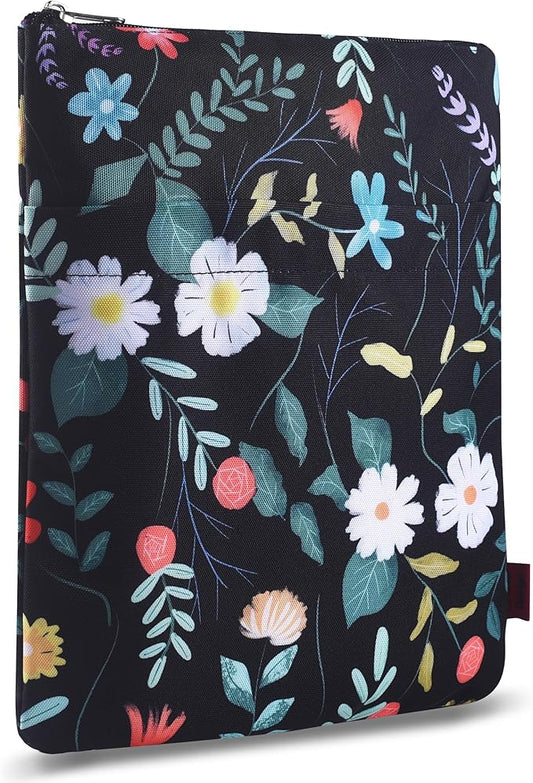 Book Sleeve for Book Lovers, Bookish Book Protector, Book Covers for Paperbacks, Washable Fabric, Book Sleeves with Zipper, Medium 11 Inch X 8.7 Inch