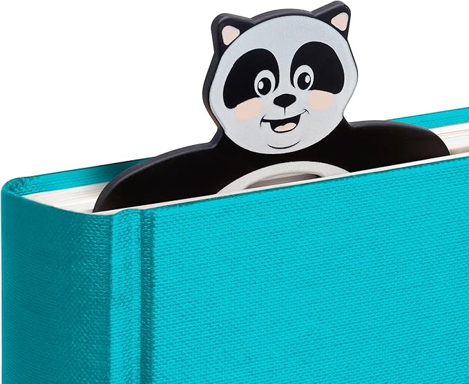 Page Pals Bookmark Bookholder | Page Holder | Music Holder Clip | Music Paper Holder | Magazine, Cookbook | Reading in Bed at Home | Office, Desk, Kitchen Use | Novelty Reading Gift Idea (Panda)