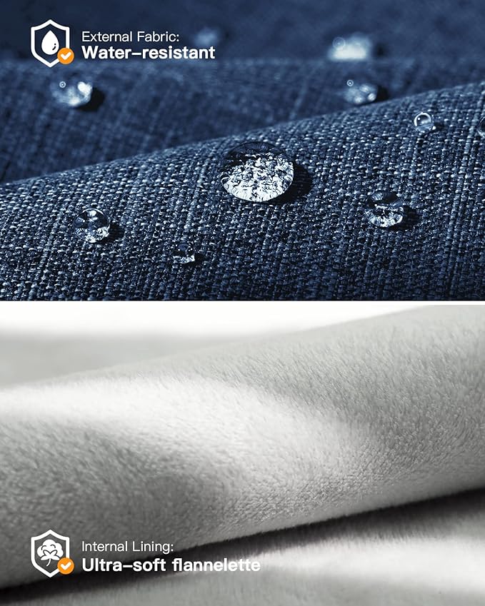 Inateck 360° Protection Laptop Bag with Accessory Bag, Compatible with 13-inch MacBook Air/Pro M3 M2 M1 2016-2024, Blue