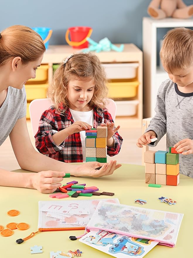 JARLINK 30 Pack 10 Colors Zipper Mesh Document Pouch, 6x9 Inch/A5, Plastic Water-Resistant File Bags, for School Office Supplies, Cosmetics Travel Storage, Assorted Color