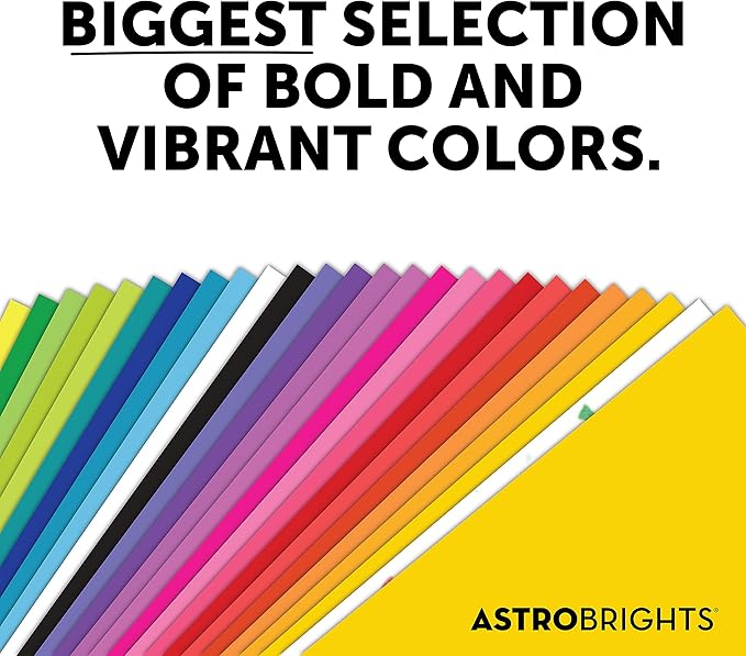 Astrobrights Mega Collection, Colored Cardstock, Bright Purple, 320 Sheets, 65 lb/176 gsm, 8.5" x 11" - MORE SHEETS! (91697) (Pack of 2)