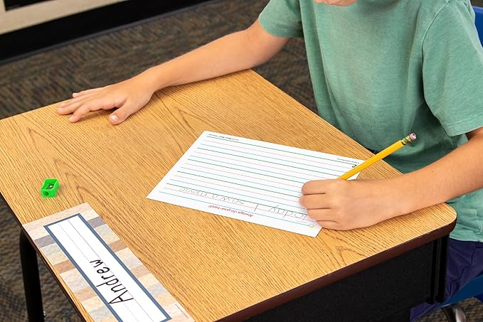 Teacher Created Resources Smart Start K-1 Writing Paper: 40 Sheet Tablet,White