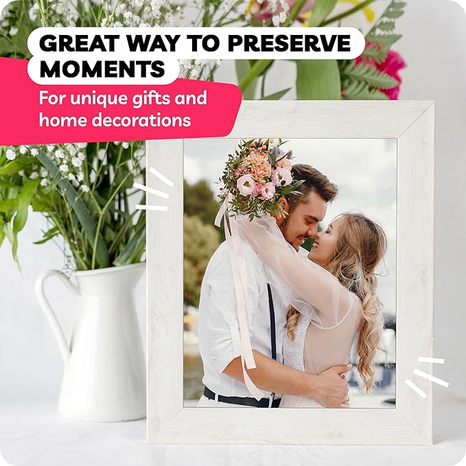 Glossy Photo Paper For Printer 8.5 x 11" - (200 Sheets) - Works with Inkjet Printer, Easy to Use, Excellent Picture Paper