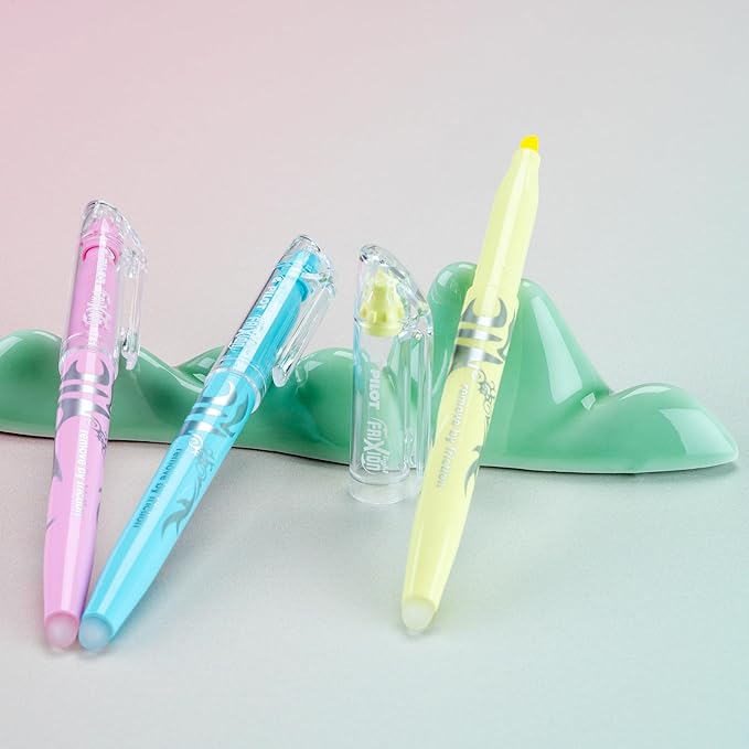 Pilot, FriXion Light Pastel Erasable Highlighters, Chisel Tip, Tub of 36, Assorted Colors
