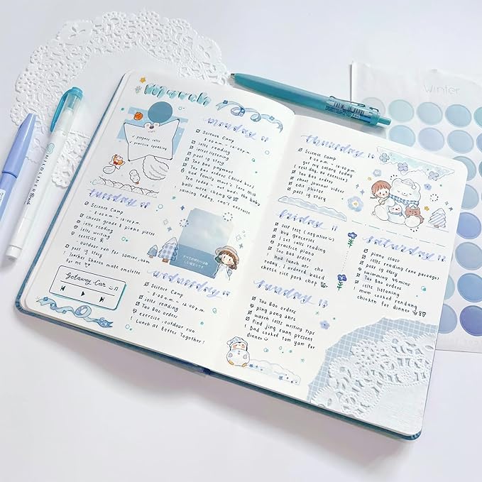 Blank Journal Notebook, A5, 192 Pages 100 GSM Thick Sketch Book for Women Men, Hardcover Leather Unlined Journaling for Work, Notebooks for Writing, 5.8 inches x 8.5 inches (Green)