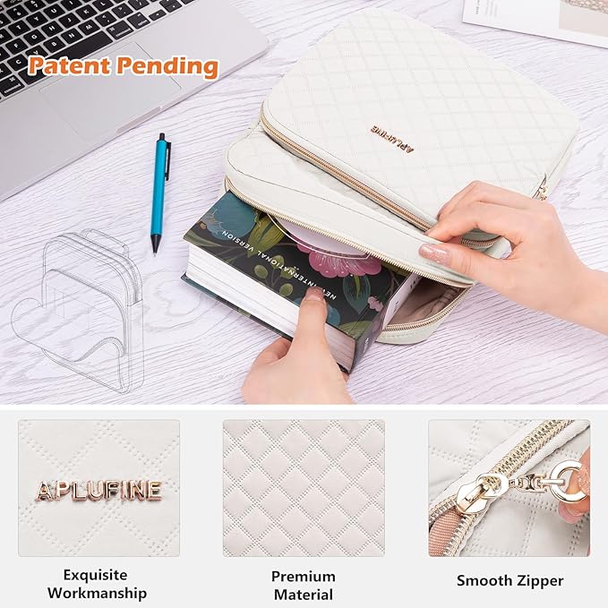 Book Sleeve With Zipper Book Pouch, Book Protector Bag,Book Sleeve for Book Lovers, Book Cover, Book Carrying Case for Book Accessories, Study Suppliers