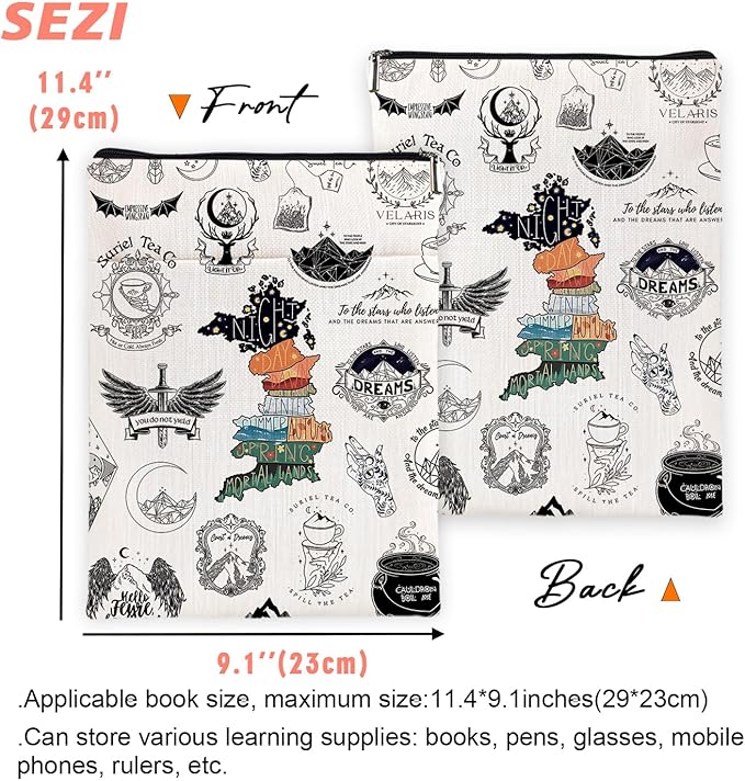 Velaris The City of Starlight Book Sleeve for Book Lover -to The Stars Who Listen, Book Inspired Gift, Book Sleeve for Lovers Gift