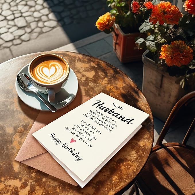 Funny and Romantic Birthday Card for Husband, Gift from Wife To Husband, Birthday Card for Husband, Husband Is The Best Gift In My Life, Husband Birthday Card from Wife