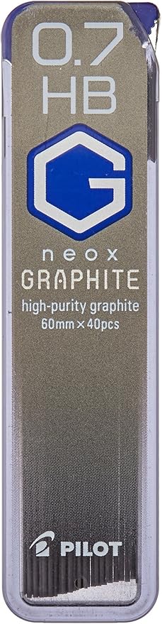 Pilot Mechanical Pencil Lead Neox Graphite 0.7mm, HB, 40 Leads (HRF7G-20-HB)