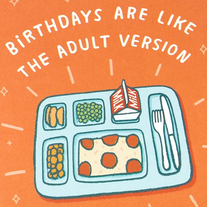 Hallmark Shoebox Funny Birthday Card (School Pizza)