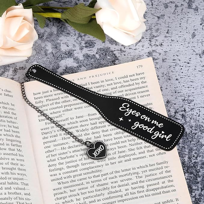 Bookmark Gifts for Reading Women Book Marks for Female Friends Book Lovers Bookish Gifts Dark Romance Book Accessories Spooky Boo Basket Stuffer for Women Girls Spicy Reader Christmas Birthday Gifts